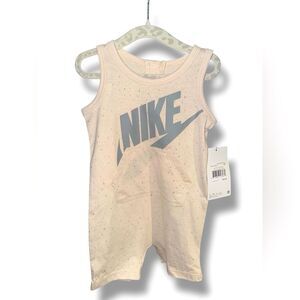 Nike Cream and Gray Romper